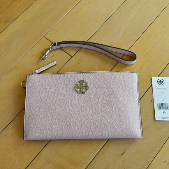 Tory Burch Chelsea Wristlet Leather Wallet - Picture 1 of 7